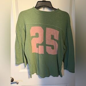 Pilcro Green Knit Top